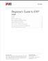 Beginner s Guide to ERP