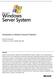 Microsoft Windows Server System White Paper