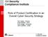 ISA Security. Compliance Institute. Role of Product Certification in an Overall Cyber Security Strategy