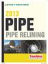 A SUPPLEMENT OF TRENCHLESS TECHNOLOGY PIPE PIPE RELINING