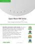 Open-Mesh MR Series. Cloud managed networking for less money.