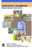contractor's handbook labour-based road works