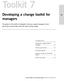 Developing a change toolkit for managers