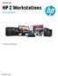 Family data sheet. HP Z Workstations. Quick reference guide. A family of overachievers