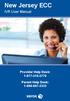 New Jersey ECC. IVR User Manual. Provider Help Desk: 1-877-516-5776. Parent Help Desk: 1-800-997-3333