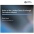 Rules of the London Stock Exchange Derivatives Market
