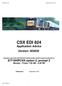 CSX EDI 824 Application Advice Version: 005030