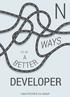 N Ways To Be A Better Developer