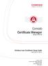 Comodo Certificate Manager Software Version 4.5