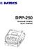 DPP-250 Thermal Printer User Manual