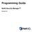 Programming Guide. NetIQ Security Manager. October 2011