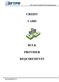 CREDIT CARD BULK PROVIDER REQUIREMENTS