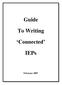 Guide. To Writing. Connected. IEPs