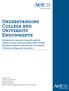 Understanding College and University Endowments