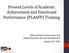 Present Levels of Academic Achievement and Functional Performance (PLAAFP) Training
