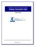 Tallahassee Community College Foundation College Innovation Fund. Program Manual