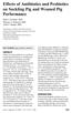 Effects of Antibiotics and Probiotics on Suckling Pig and Weaned Pig Performance