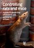 Controlling rats and mice. A guide to preventing infestations and getting rid of them
