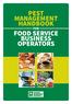 PEST MANAGEMENT HANDBOOK FOR FOOD SERVICE BUSINESS OPERATORS
