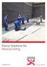 Fosroc Solutions for Waterproofing. www.fosroc.com. constructive solutions