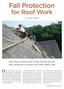 Fall Protection. for Roof Work. by Andrew Wormer