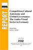 Competition,Cultural Autonomy and Global Governance: The Audio-Visual Sector in Germany
