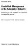 Credit Risk Management in the Automotive Industry
