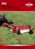 Mower conditioners FC 250 - FC 302 - FC 352