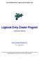Logbook Entry Creator Program