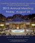 2015 Annual Meeting Friday, August 28