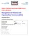 Management of Patients with Hepatocellular Carcinoma (HCC)