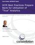 HCM Best Practices Prepare Bank for Utilization of True Analytics