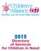 Directory of Services for Children in Need