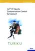 34 TH R 3 -NORDIC CONTAMINATION CONTROL SYMPOSIUM