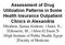 Assessment of Drug Utilization Patterns in Some Health Insurance Outpatient Clinics in Alexandria 1Ibrahem, Samaa Zenhom; 1Amer, N.; 2Ghoneim, M.