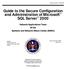 Guide to the Secure Configuration and Administration of Microsoft SQL Server 2000