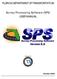 Survey Processing Software (SPS) USER MANUAL