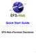 Quick Start Guide. EFS-Web eterminal Disclaimer