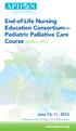 End-of-Life Nursing Education Consortium Pediatric Palliative Care Course (ELNEC-PPC)