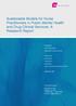 Sustainable Models for Nurse Practitioners in Public Mental Health and Drug Clinical Services: A Research Report