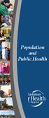 Population and Public Health