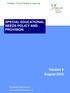 SPECIAL EDUCATIONAL NEEDS POLICY AND PROVISION