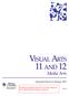 VISUAL ARTS 11 AND 12