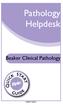 Pathology Helpdesk. Beaker Clinical Pathology LAB117QS1.0