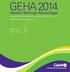 GEHA 2014. Health Savings AdvantageSM High-deductible health plan with a health savings account (HSA) (800) 821-6136 geha.com