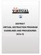 DISTRICT VIRTUAL INSTRUCTION PROGRAM GUIDELINES AND PROCEDURES 2014-15