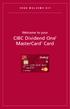 CIBC Dividend One MasterCard