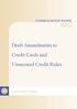 CONSULTATION PAPER P008-2013 Sepember 2013. Draft Amendments to Credit Cards and Unsecured Credit Rules