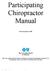 Participating Chiropractor Manual