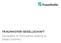 Fraunhofer-Gesellschaft Declaration to third parties relating to project business